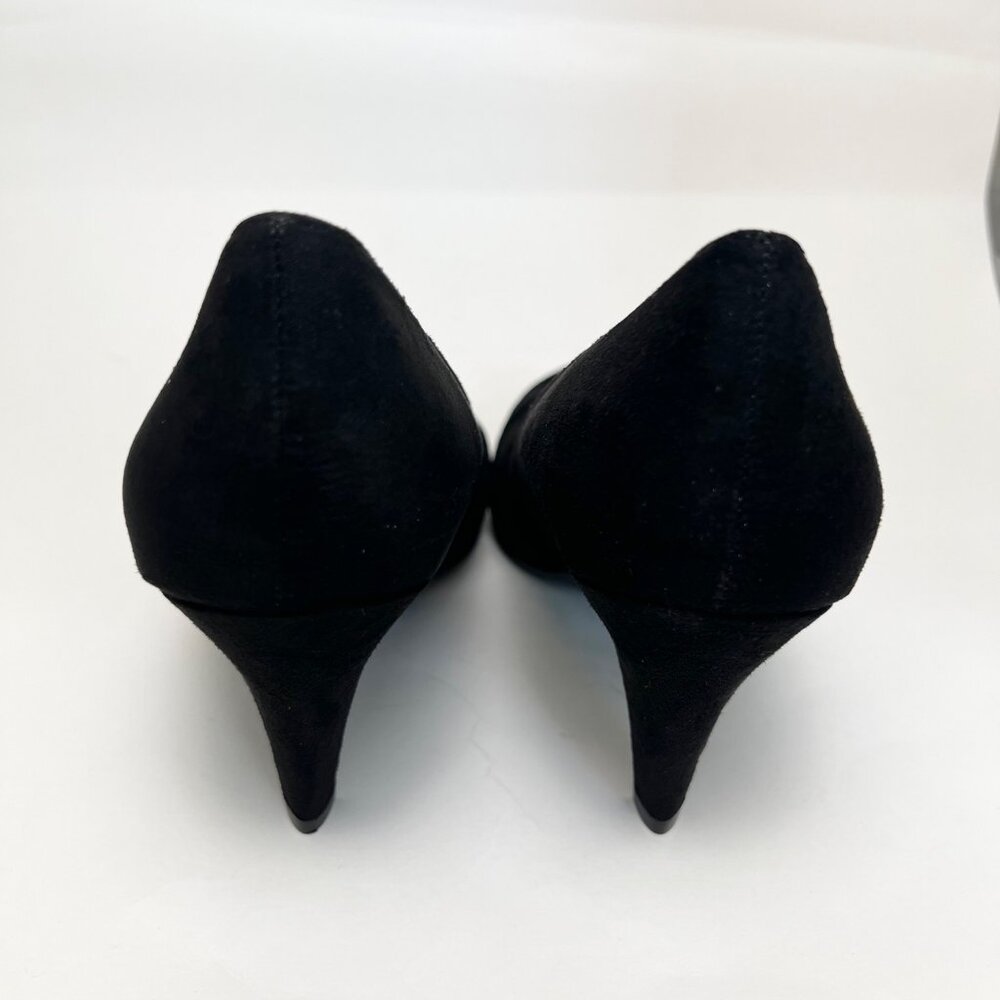 NATURALIZER Margret Pointed Toe Pump Suede-like Black Fabric 8.5 M NWB - Picture 5 of 8